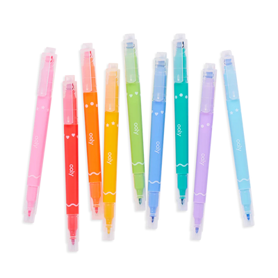 Confetti Stamp Double-Ended Markers