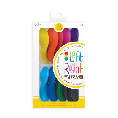 Left Right Crayons- Set of 10