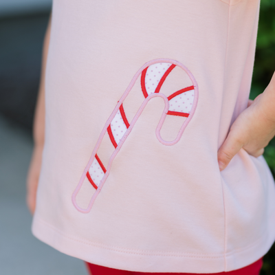 Candy Cane Pink Knit Rosie Blouse