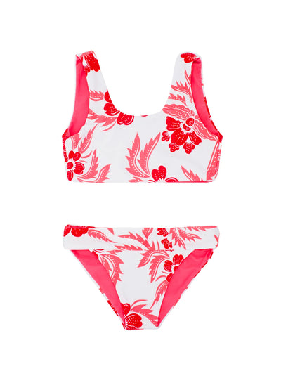 Barbados Blossom Reversible Island Hopper Bikini