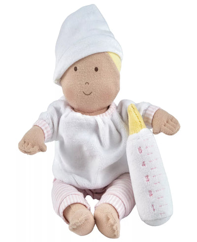 Baby Soft Doll with Carry Cot, Bottle and Blanket