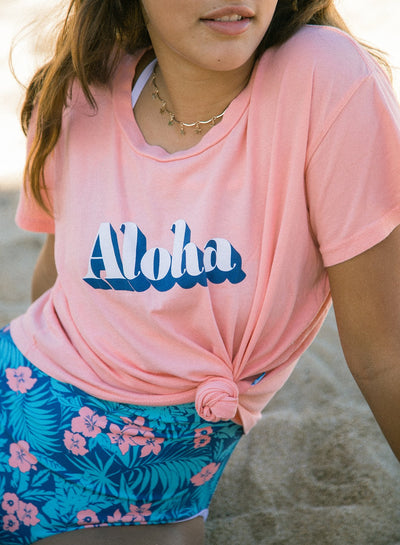 Aloha Crop Tee