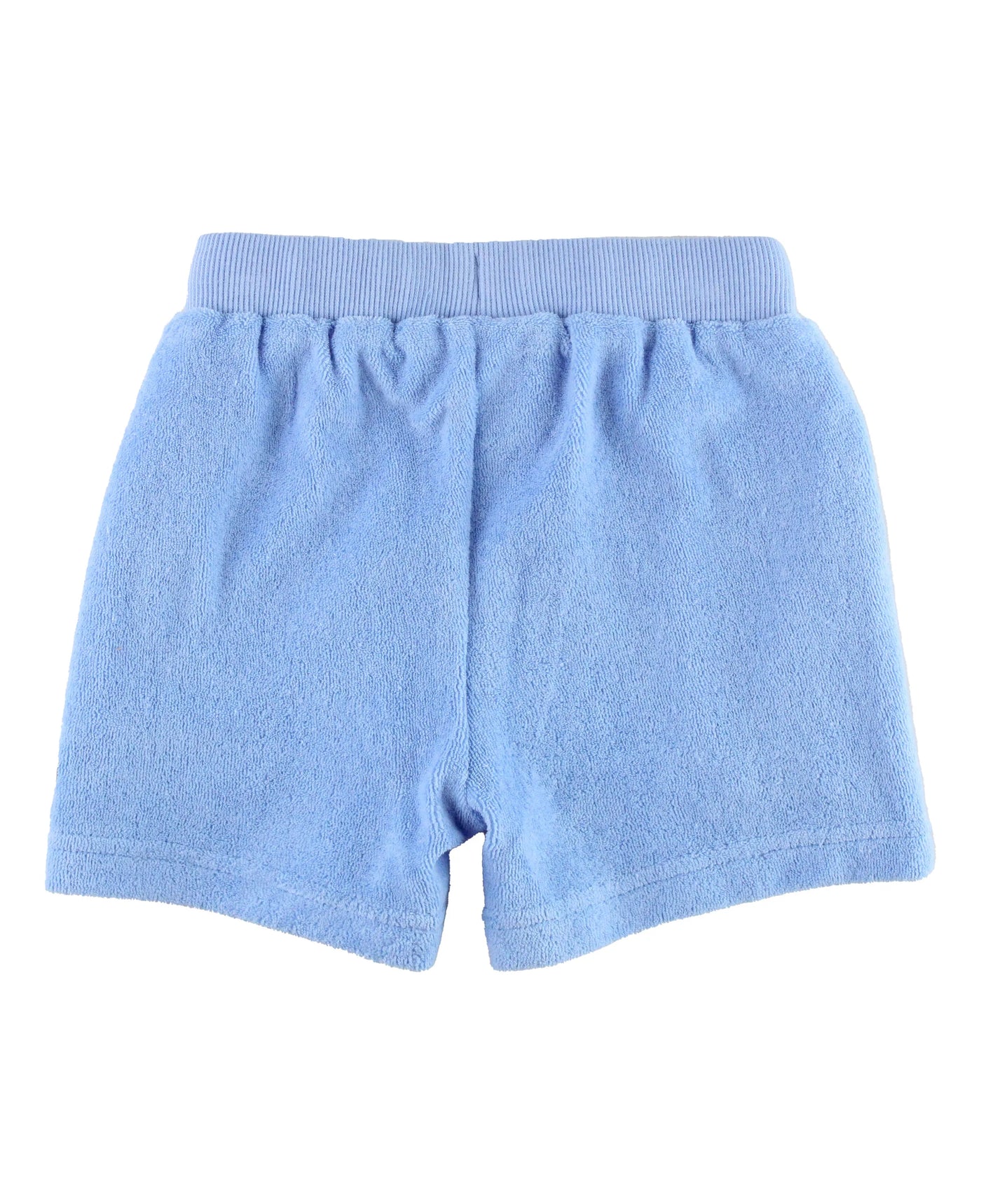 Cornflower Blue Terry Knit Casual Shorts