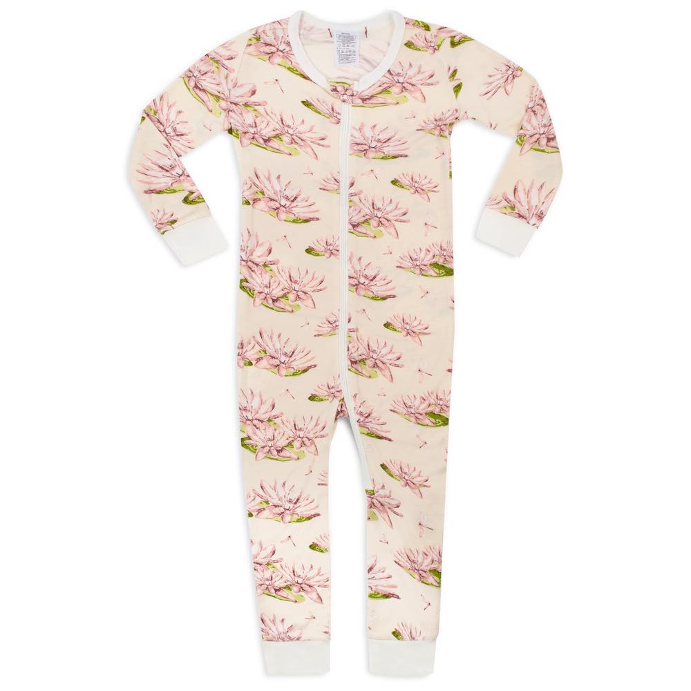 Water Lily Zipper Pajama