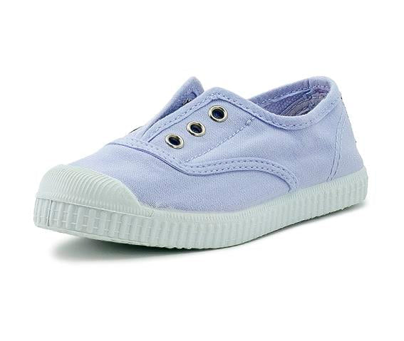 Lilac Canvas Laceless Sneaker