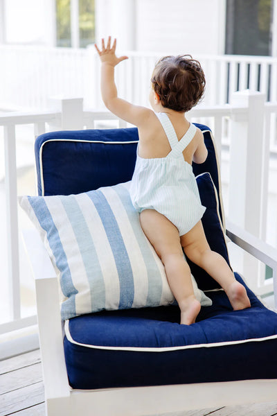 Sea Island Seafoam Stripe Stillman Sunsuit