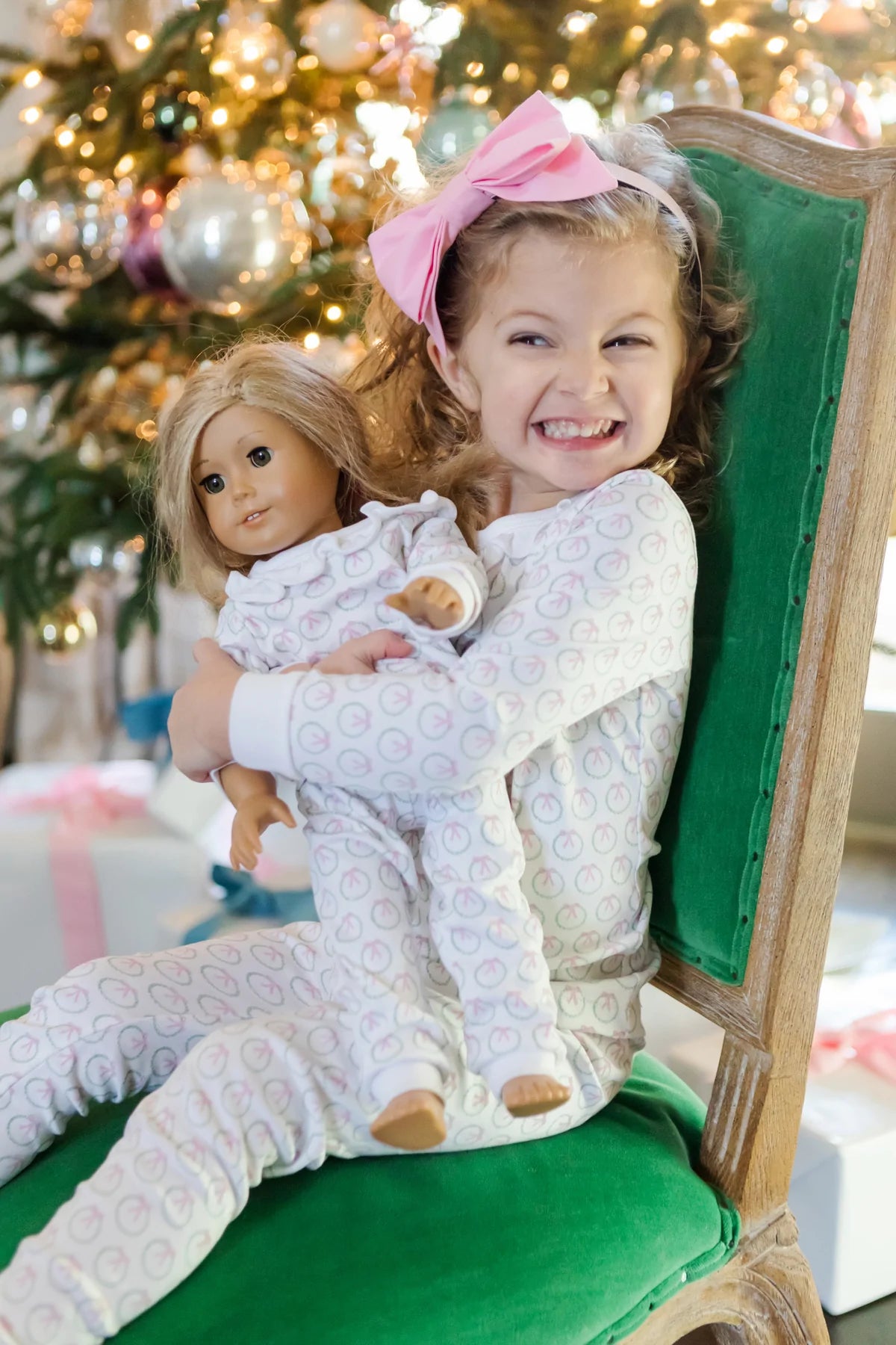 Holiday Wreath Ava Pajama Set