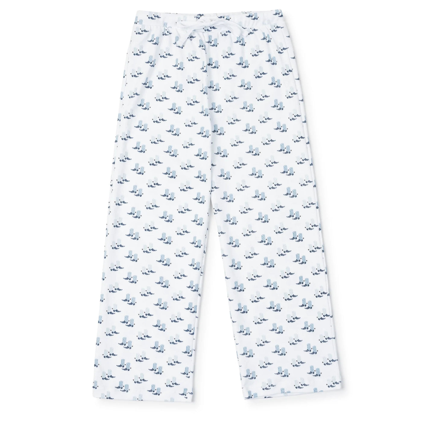Beckett Boy's Lounge Pant- Texas Boots Blue