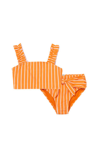 Orange Stripe Bikini