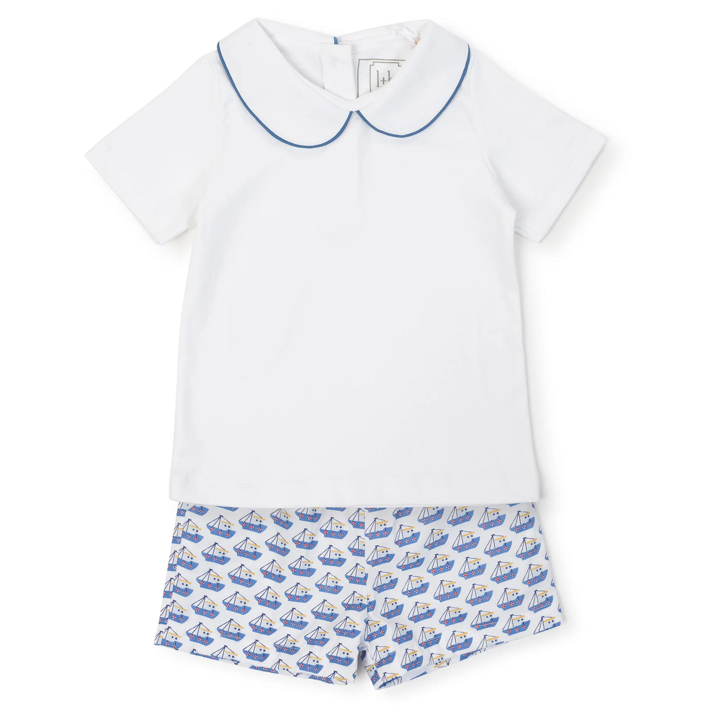 Bayside Boats Field Pima Cotton Short Set