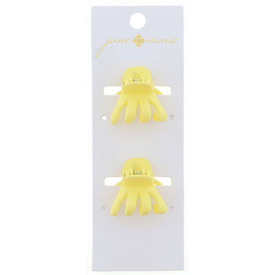 Set of 2 Mini Claw Hair Clips (2 color options)