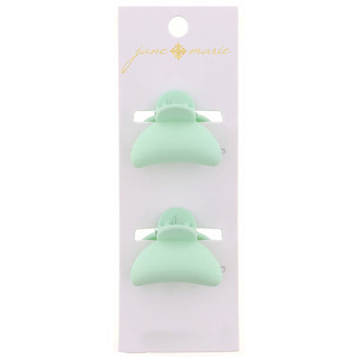 Set of 2 Mini Claw Hair Clips (2 color options)