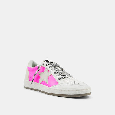 Paz Neon Pink Sneakers