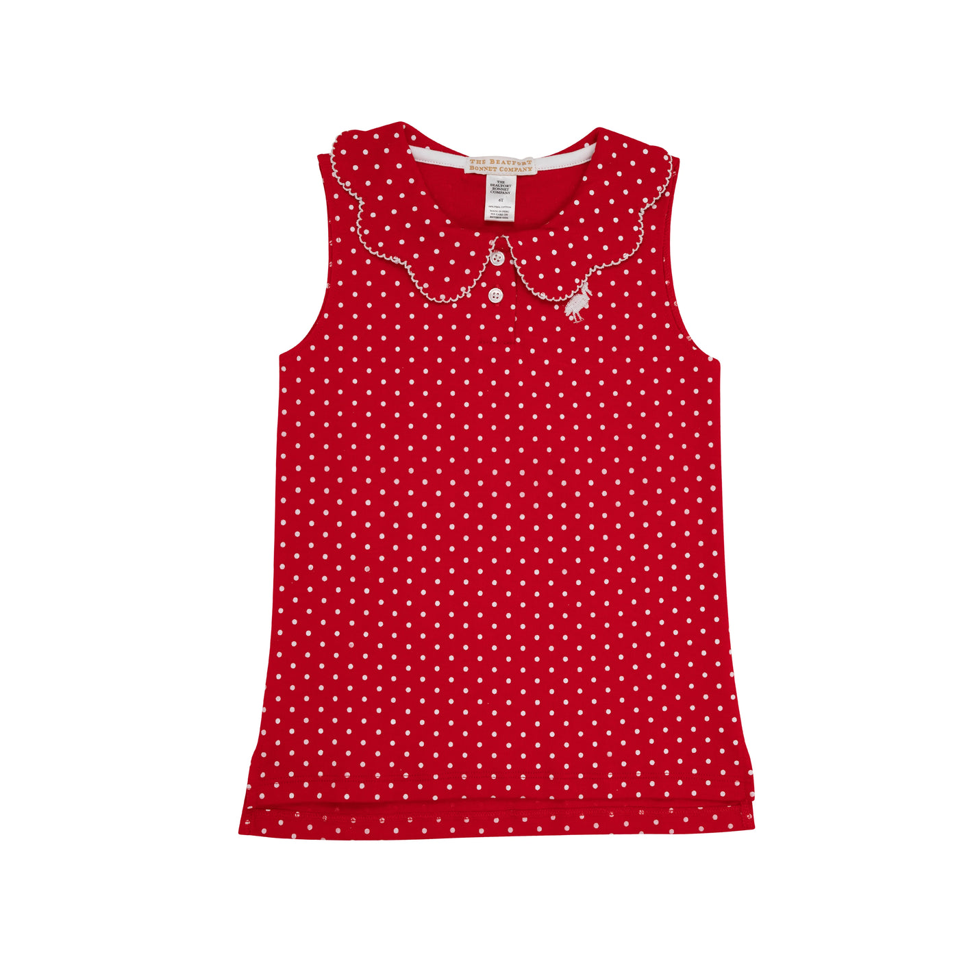 Richmond Red and Worth Avenue White Microdot Paige's Playful Polo