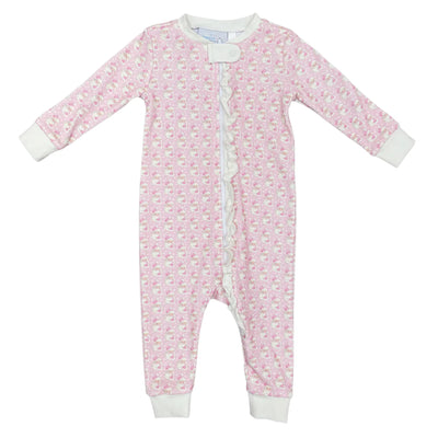 Pink Santa Zip Up Jammies