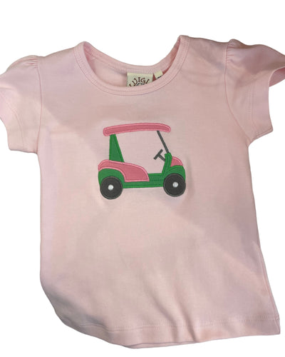 Light Pink Golf Cart Tee