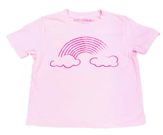Short Sleeve Pink Rainbow T-Shirt
