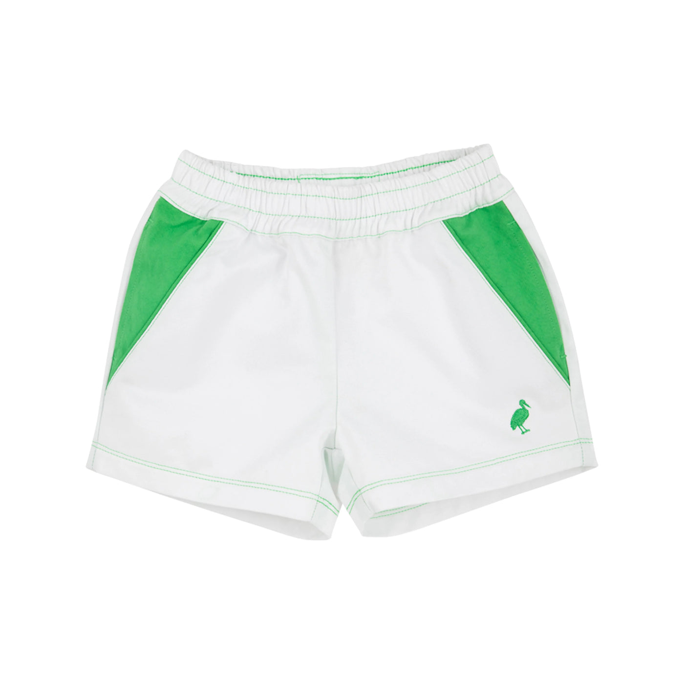 Worth Avenue White/Grafton Green Schroeder Shorts