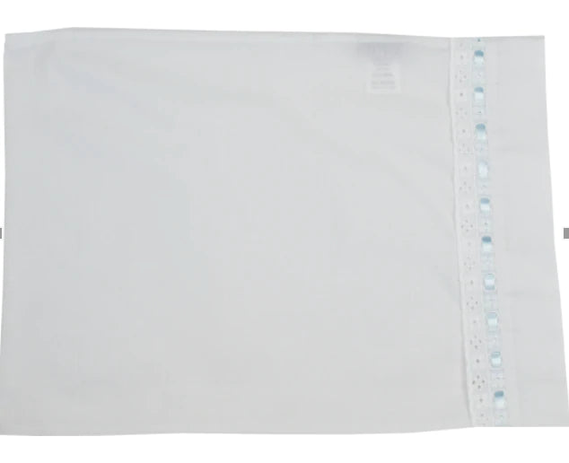 Heirloom Pillow Case- Blue Ribbon