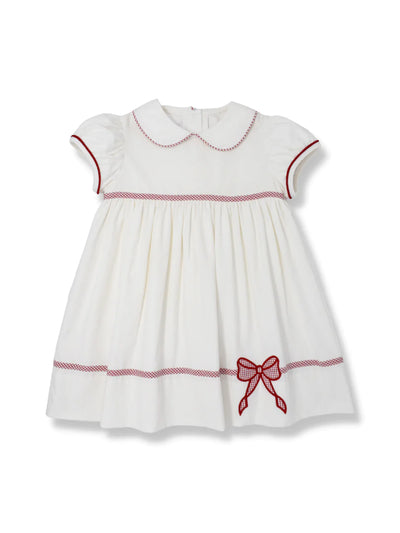 Red Windowpane Audrey Dress