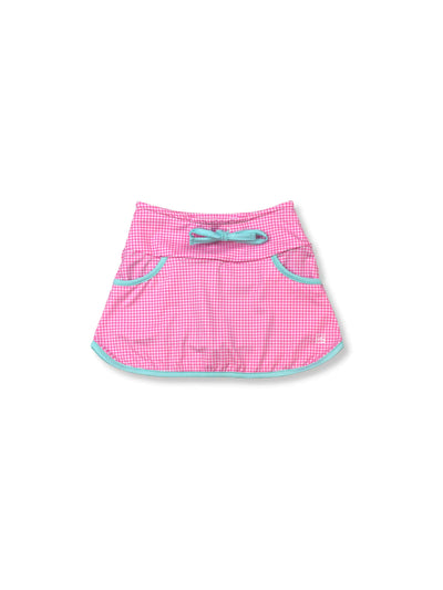 Pink Mini Gingham Tiffany Skort