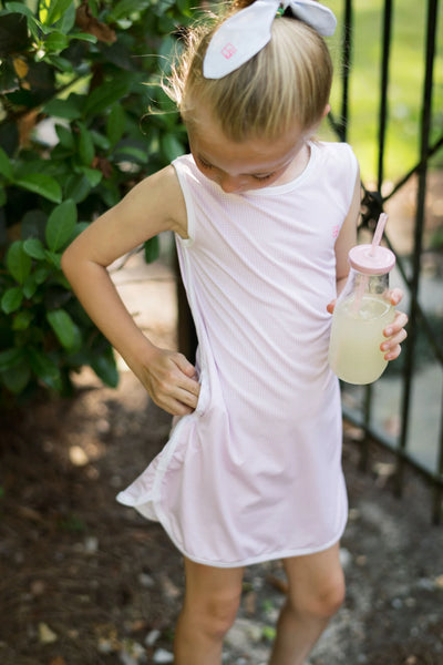 Light Pink Mini Gingham Tinsley Tennis Dress