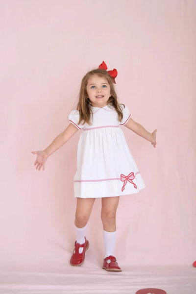 Red Windowpane Audrey Dress