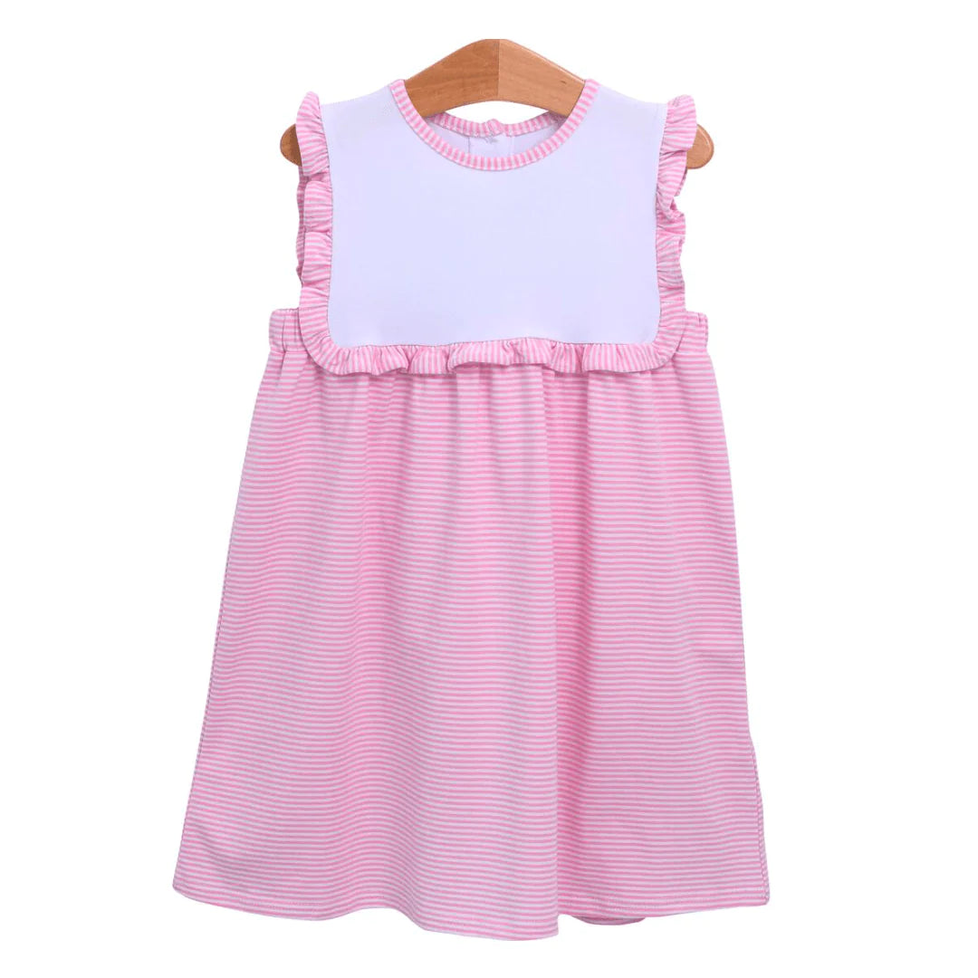 Light Pink Stripe Alice Dress