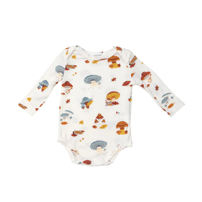 Mushroom Families Long Sleeve Bodysuit