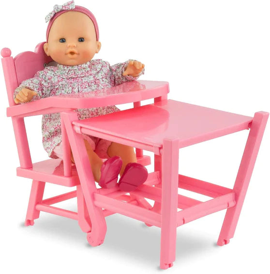 Pink High Chair for Dolls 14"-17"