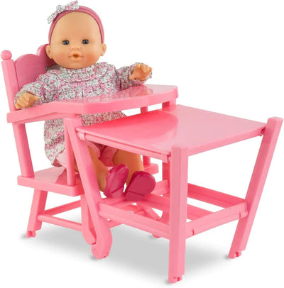 Pink High Chair for Dolls 14"-17"