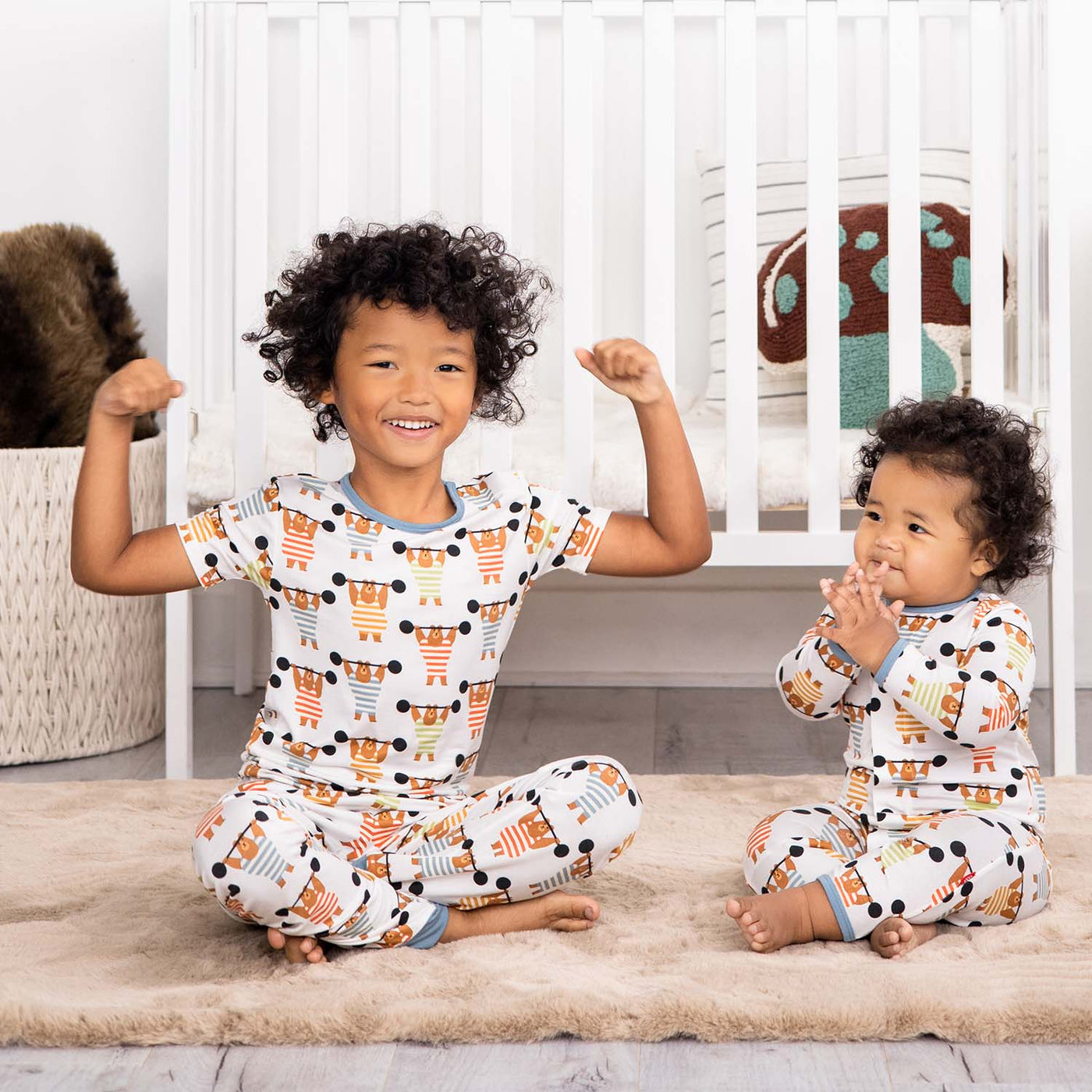 Hustle for the Muscle Modal Magnetic Pajama Set