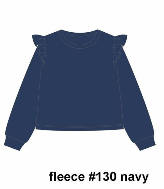 Ruffle Sweatshirt (3 color options)