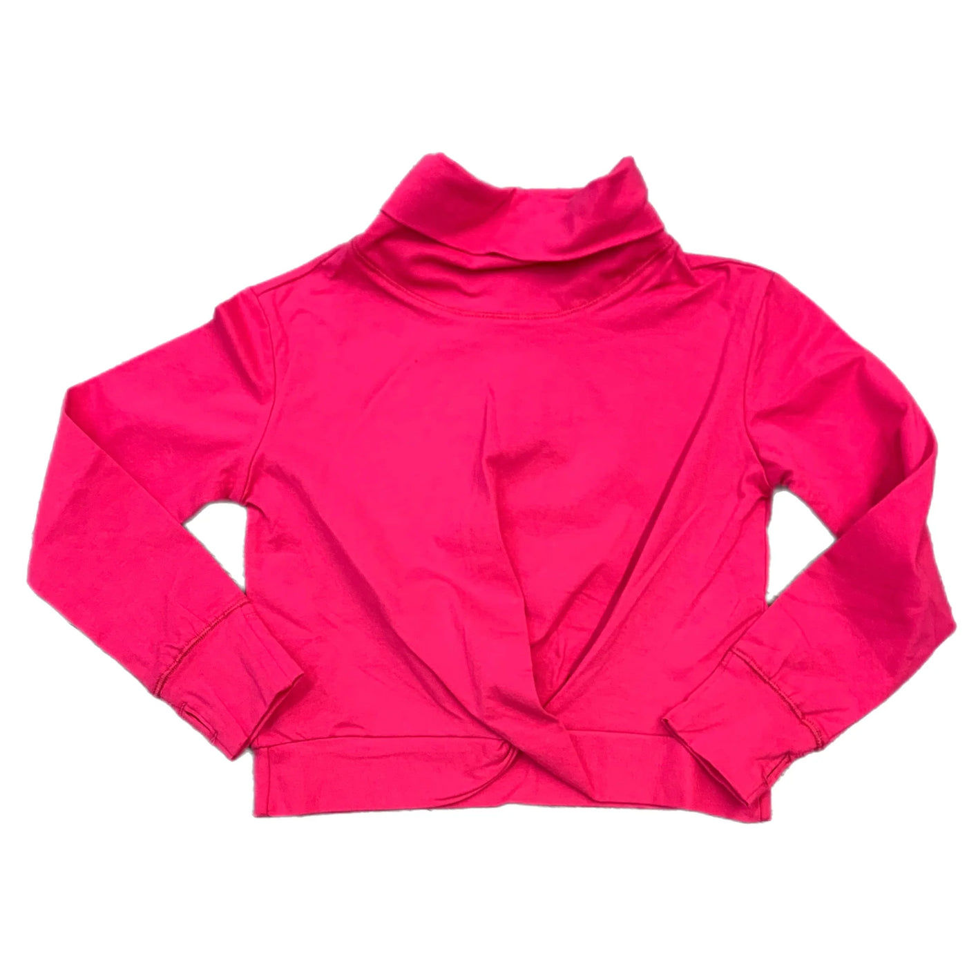 Long Sleeve Knot Top- Fuchsia