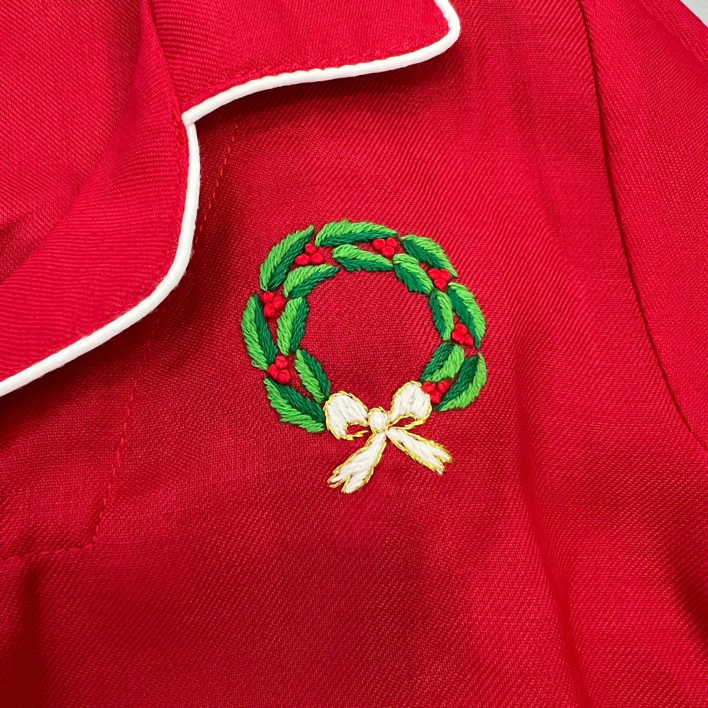 Red Wreath Pajamas