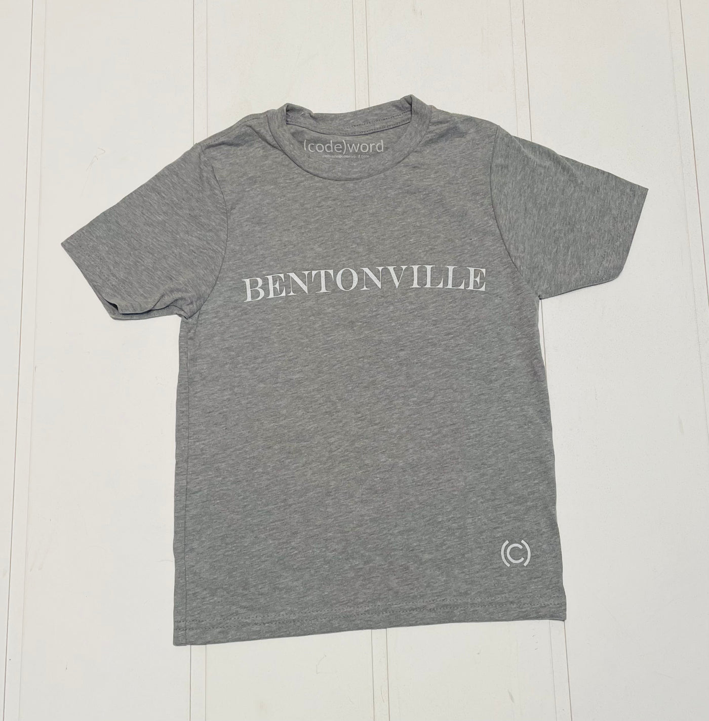 Bentonville Tee- Heather Grey