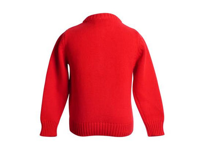 Red Carey Cardigan