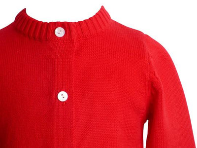 Red Carey Cardigan