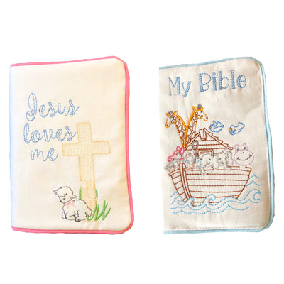 Bible/Bible Cover (Jesus Loves Me & Noah’s Ark)