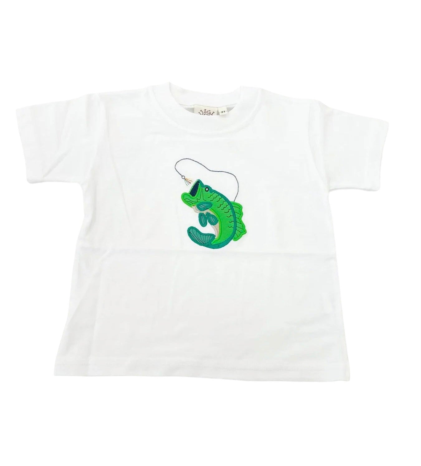 Trout with Fly Lure White T-Shirt