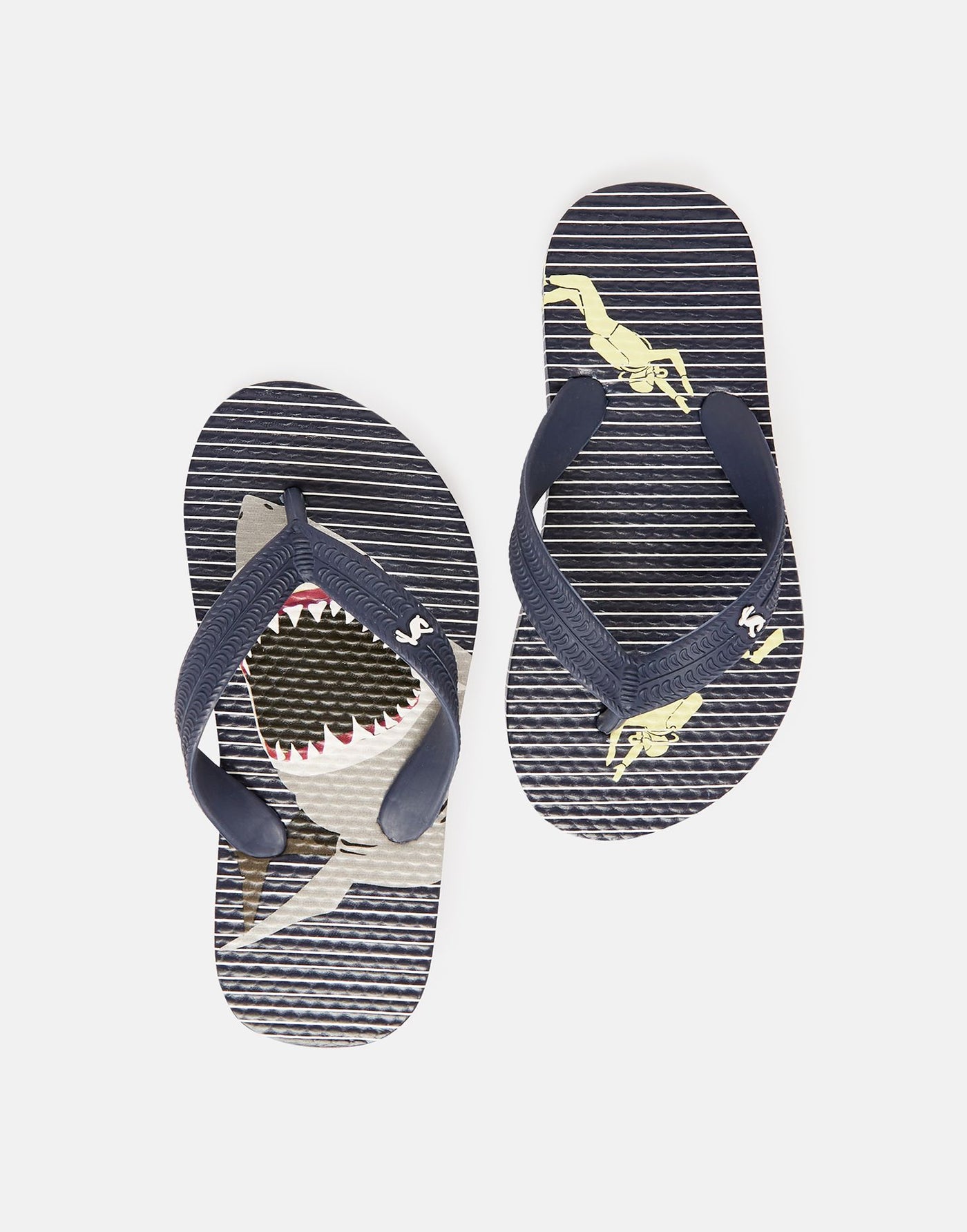 Blue Shark Flip Flops