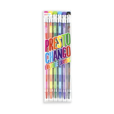 Presto Chango Erasable Crayons- Set of 6