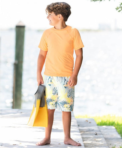 Melon Short Sleeve Rash Guard