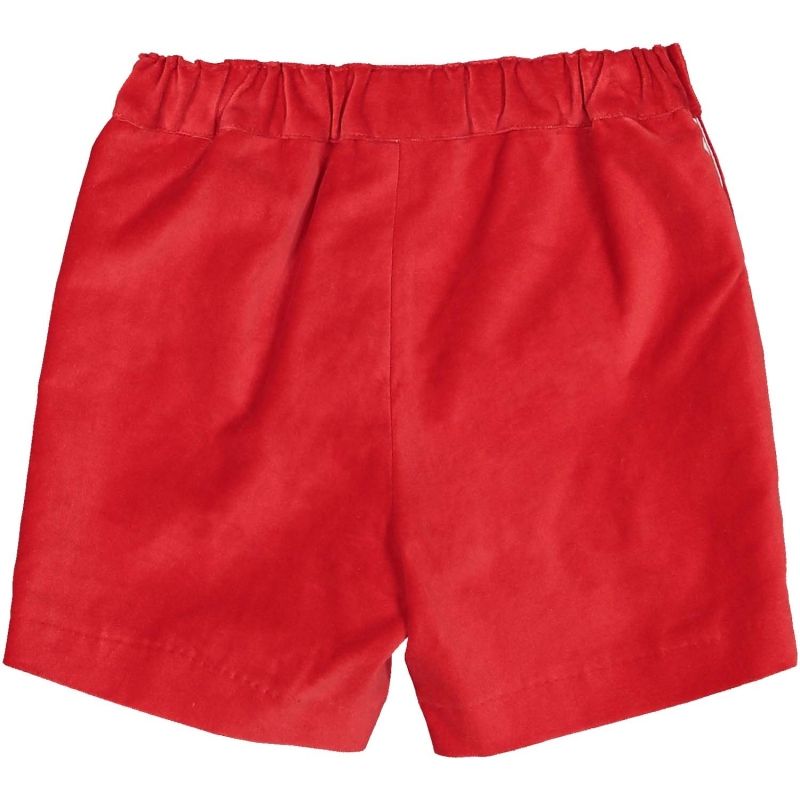 Corduroy Red Boy Shorts