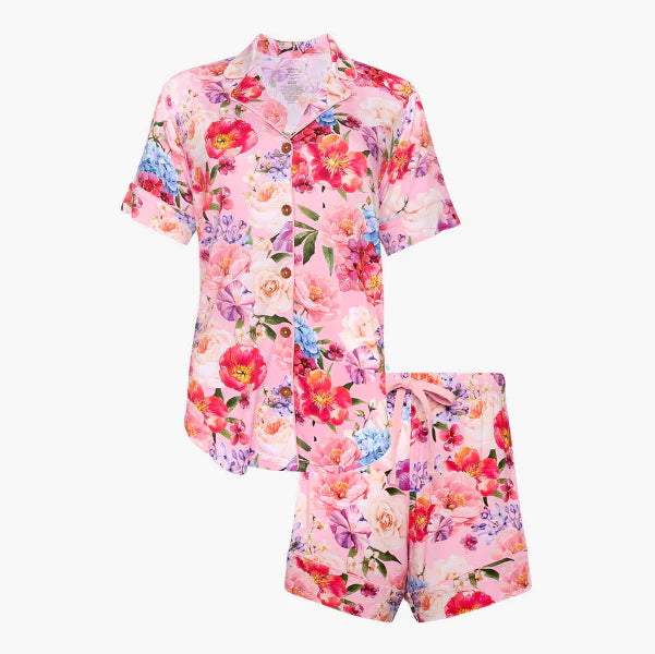 Brisa Women's Short Sleeve & Shorts Pajama Set